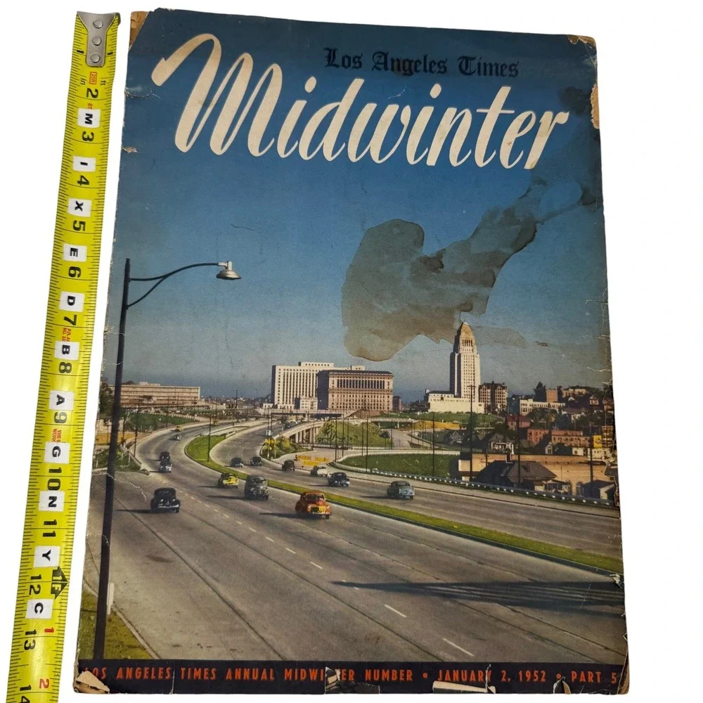 Los Angeles Times 1952‎ Midwinter Annual Magazine Part 5 California History VTG